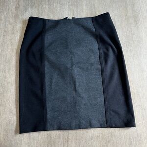 Michale Kors size 6 black and gray soft stretchy pencil skirt